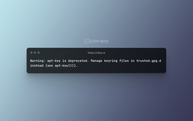 Ubuntu 22.04 решение apt-key is deprecated